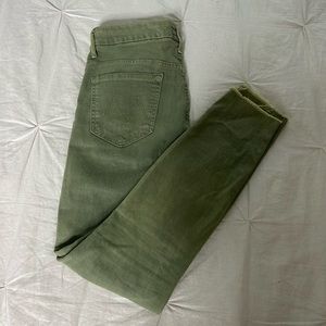 MOTHER Jeans, skinny in army green